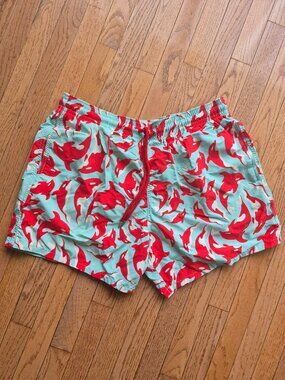 VILEBREQUIN Moorea Galak Orca-print Swim Trunks In Frost Blue XXXL